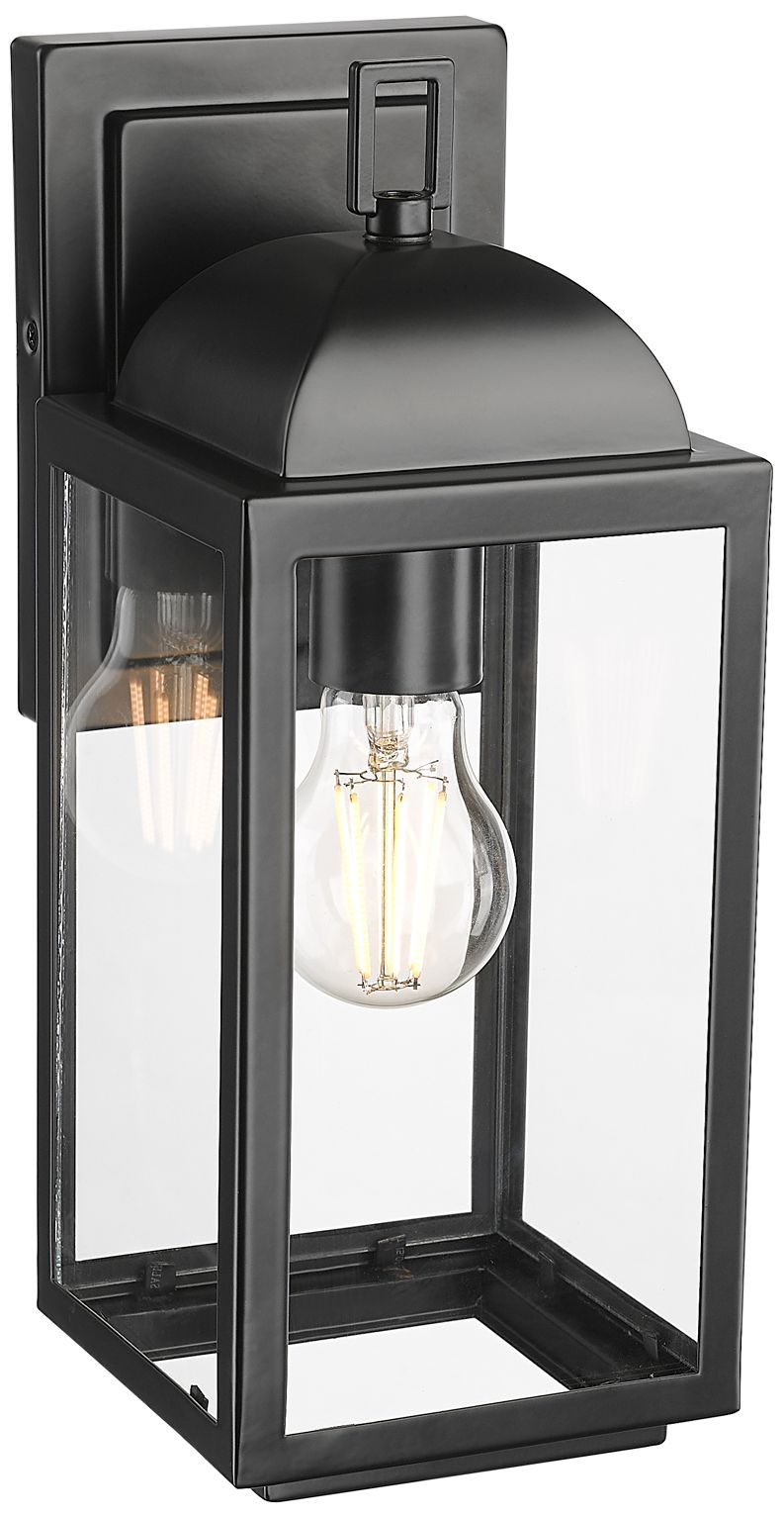 Thumbnail1 of Beaufort 12.75" High Outdoor Wall Sconce in Powder Coated Black