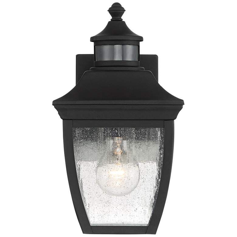 Image 4 Beaufort 12" High Black Motion Sensor Outdoor Wall Light Set of 2 more views