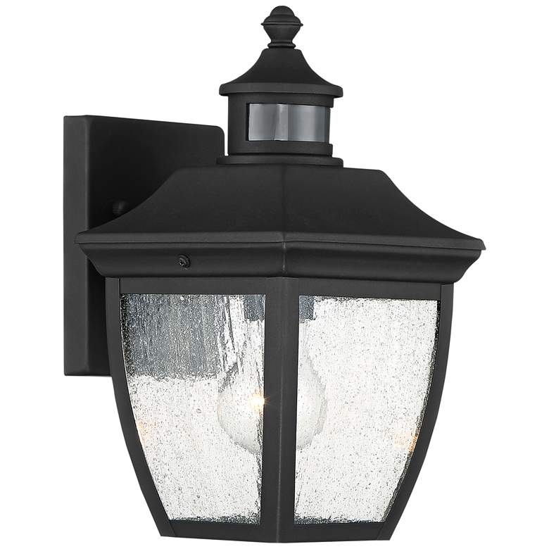 Image 5 Beaufort 12" High Black Motion Sensor Outdoor Wall Light Set of 2 more views