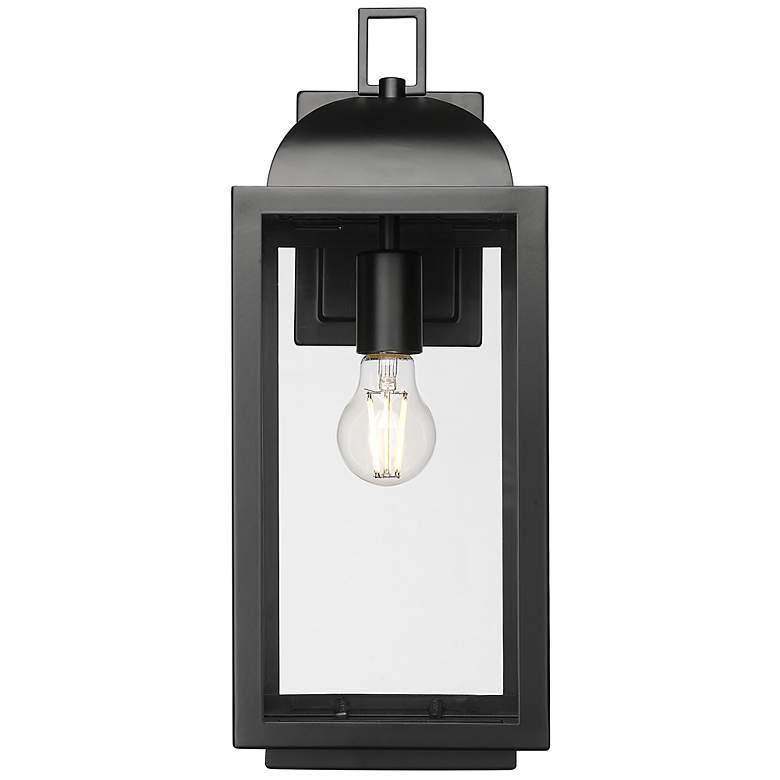 Image 2 Beaufort 17.75" High 1-Light Outdoor Wall Sconce in Powder Coated Black more views