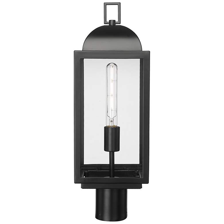 Image 2 Beaufort 21.25" High 1-Light Outdoor Post Lantern in Powder Coated Black more views