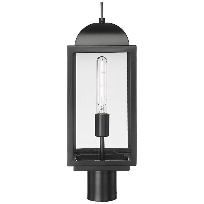 Image 3 Beaufort 21.25" High 1-Light Outdoor Post Lantern in Powder Coated Black more views