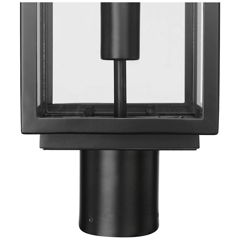 Image 6 Beaufort 21.25" High 1-Light Outdoor Post Lantern in Powder Coated Black more views