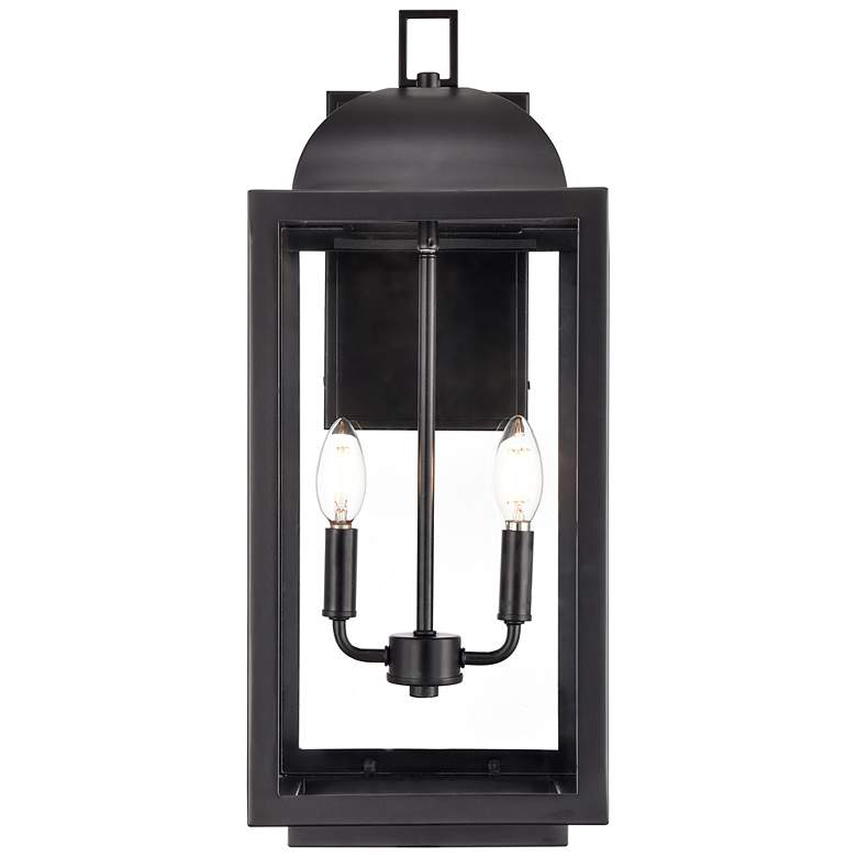 Image 2 Beaufort 22.25" High 2-Light Outdoor Wall Sconce in Powder Coated Black more views
