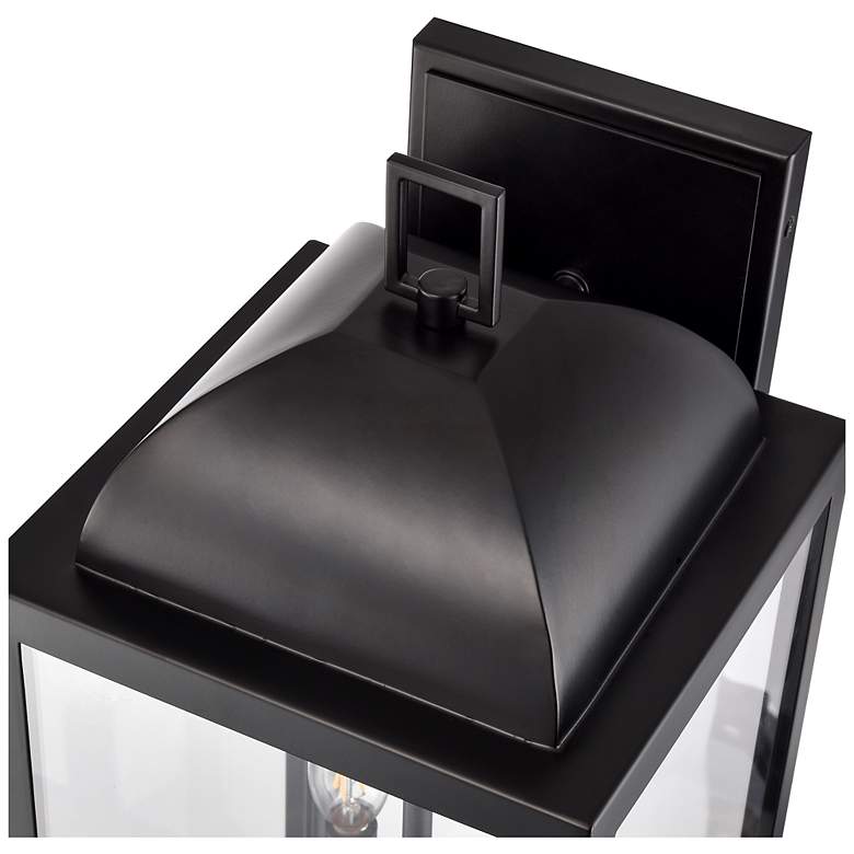 Image 4 Beaufort 22.25" High 2-Light Outdoor Wall Sconce in Powder Coated Black more views