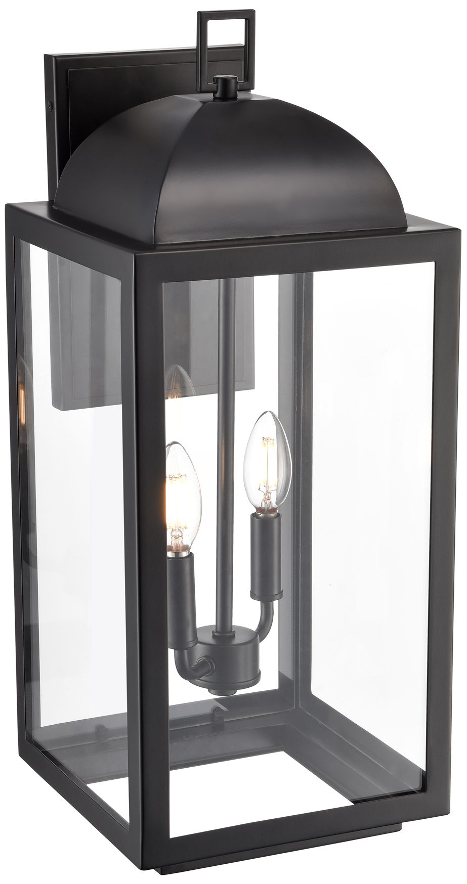 Beaufort 22.25" High Outdoor Wall Sconce in Powder Coated Black