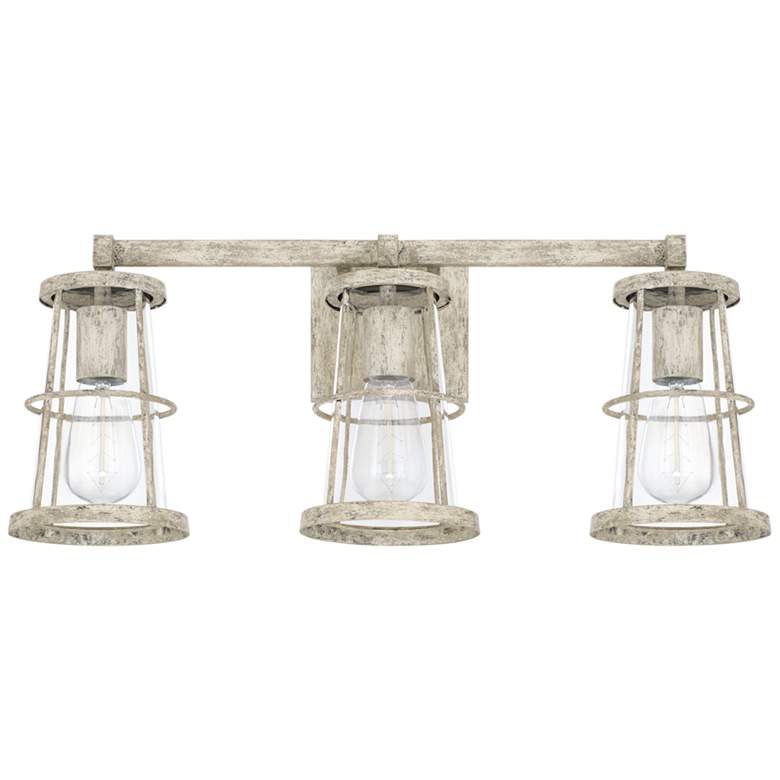 Image 1 Beaufort 22 1/2" Wide Mystic Sand 3-Light Vanity Bath Light