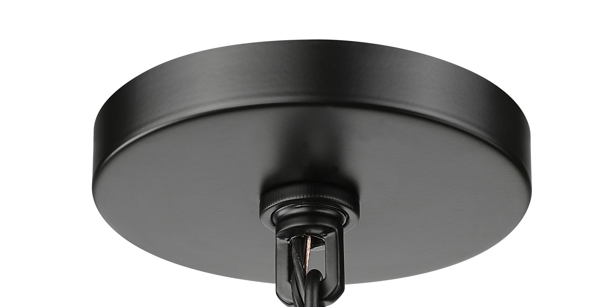 Image 5 Beaufort 7" Wide Outdoor Hanging Lantern in Powder Coated Black more views