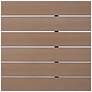 4_Beaufort Faux Wood and Brown Wicker Outdoor Coffee Table more views