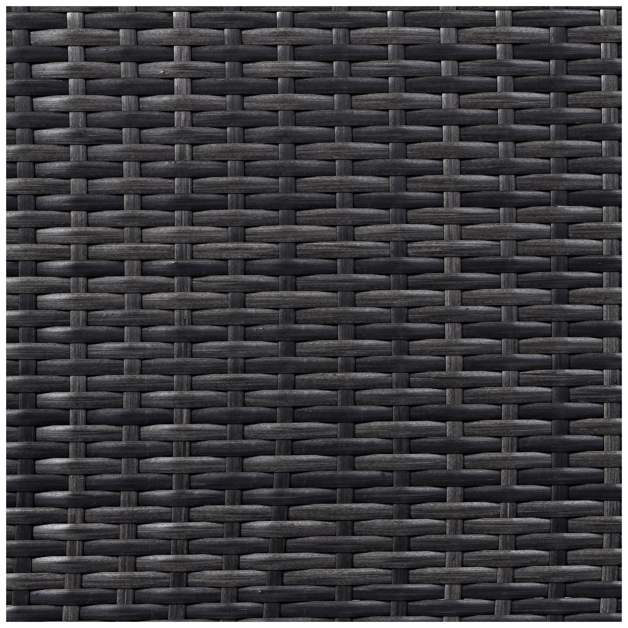 Beaufort Mist Light Blue and Brown Wicker Outdoor Armchair