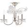 Beaumont 19 1/2W Polished Nickel 3-Light LED Ceiling Light