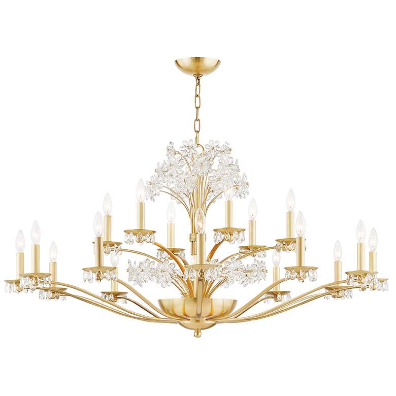 Image 1 Beaumont 20 Light Chandelier Aged Brass