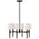 Beaumont 28" Wide Black Chandelier by Hinkley Lighting