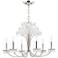 Beaumont 30" Wide Polished Nickel 6-Light LED Chandelier