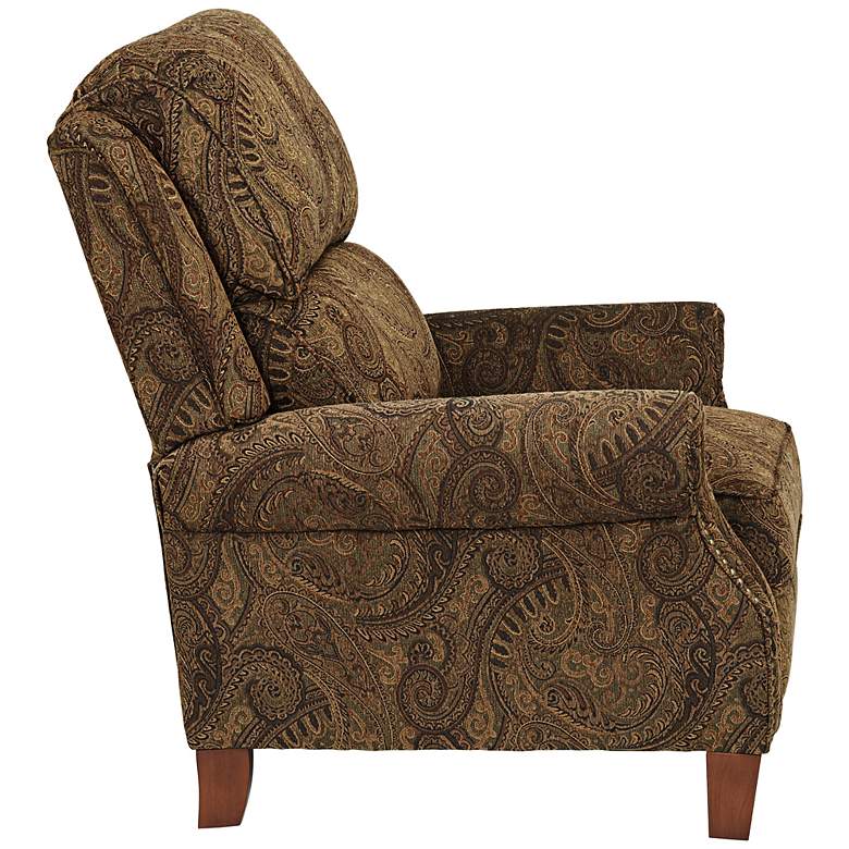 Image 7 Beaumont Brown Paisley Fabric 3-Way Recliners Set of 2 more views