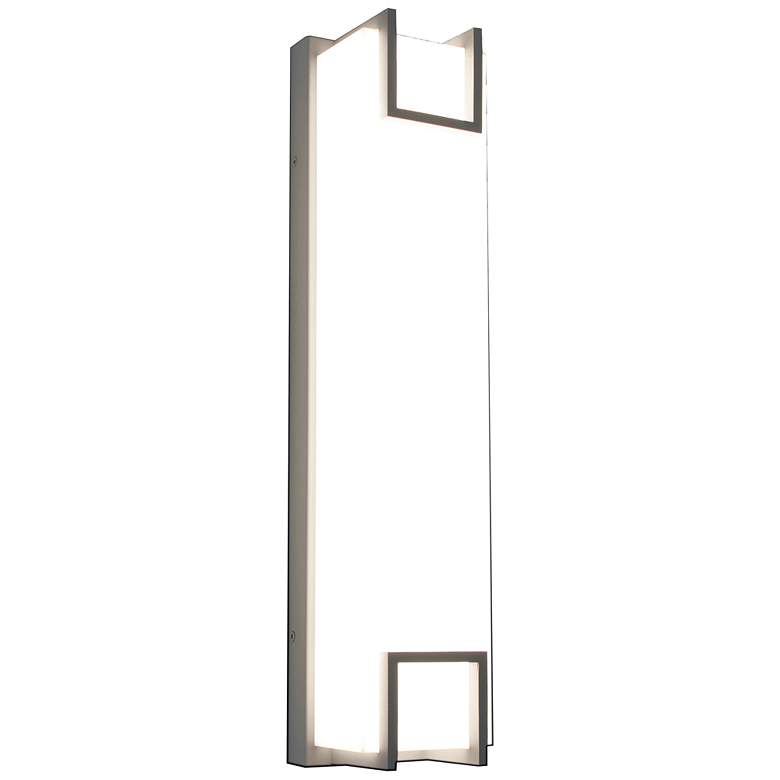 Image 1 Beaumont LED Outdoor Sconce - 23" - Textured Grey