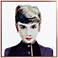 Beautiful Audrey 16" Square Framed Printed Glass Wall Art