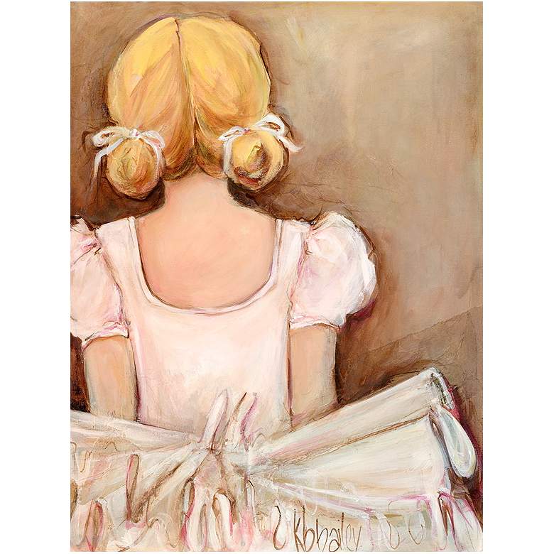 Image 1 Beautiful Ballerina - Blonde 24 inch High Canvas Wall Art