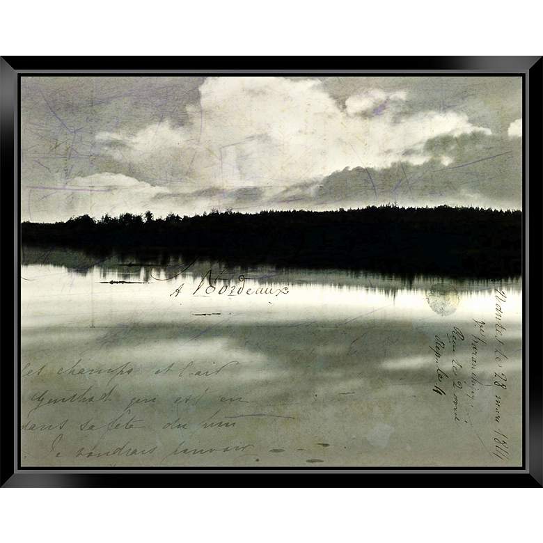 Image 1 Beautiful Water 39 inch Wide Framed Giclee Wall Art