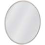 2_Bechet White-Washed Wood 56" Round Wall Mirror more views