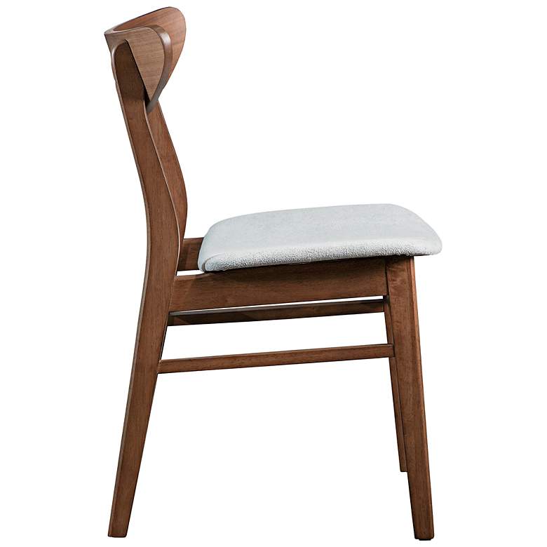 Image 7 Beck Walnut Wood Side Chairs Set of 2 more views