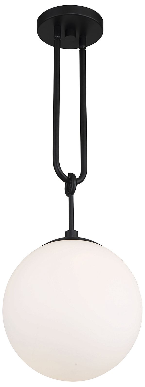 Becker 1-Light Pendant in Matte Black in scene
