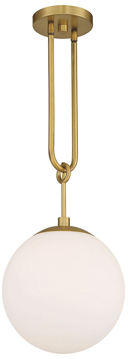 Image 5 Becker 1-Light Pendant in Warm Brass more views