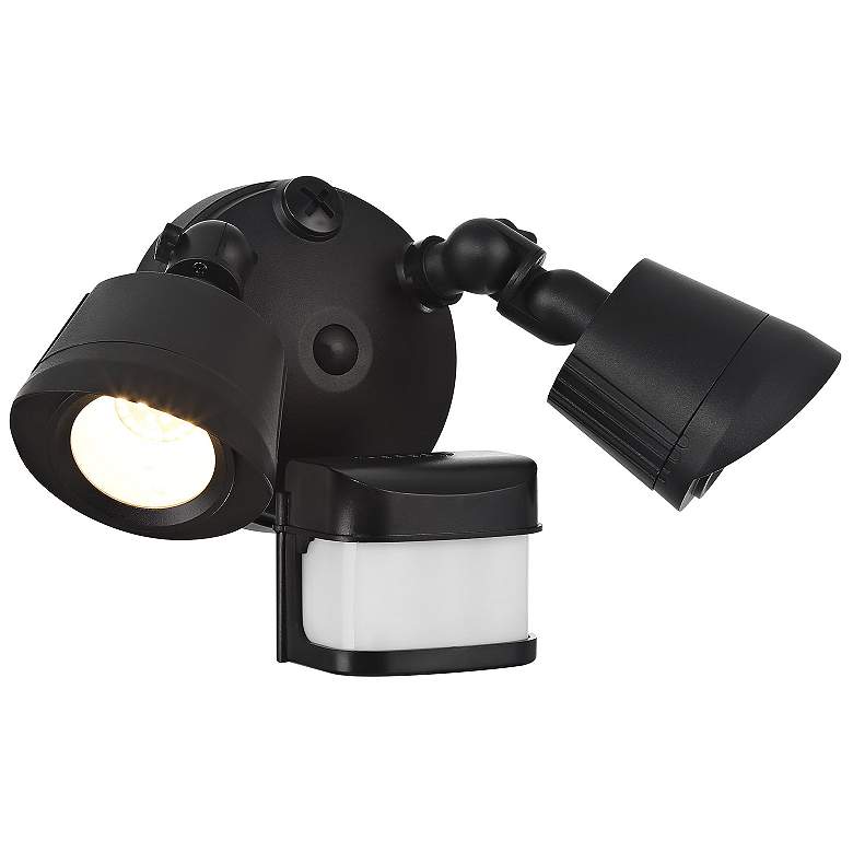 Image 4 Becker Black Motion Sensored Double LED Flood Light more views