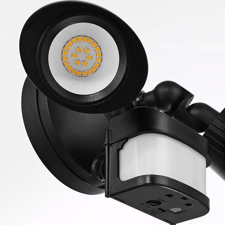 Image 6 Becker Black Motion Sensored Double LED Flood Light more views