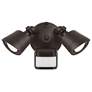 1_Becker Bronze Motion Sensored Double LED Flood Light