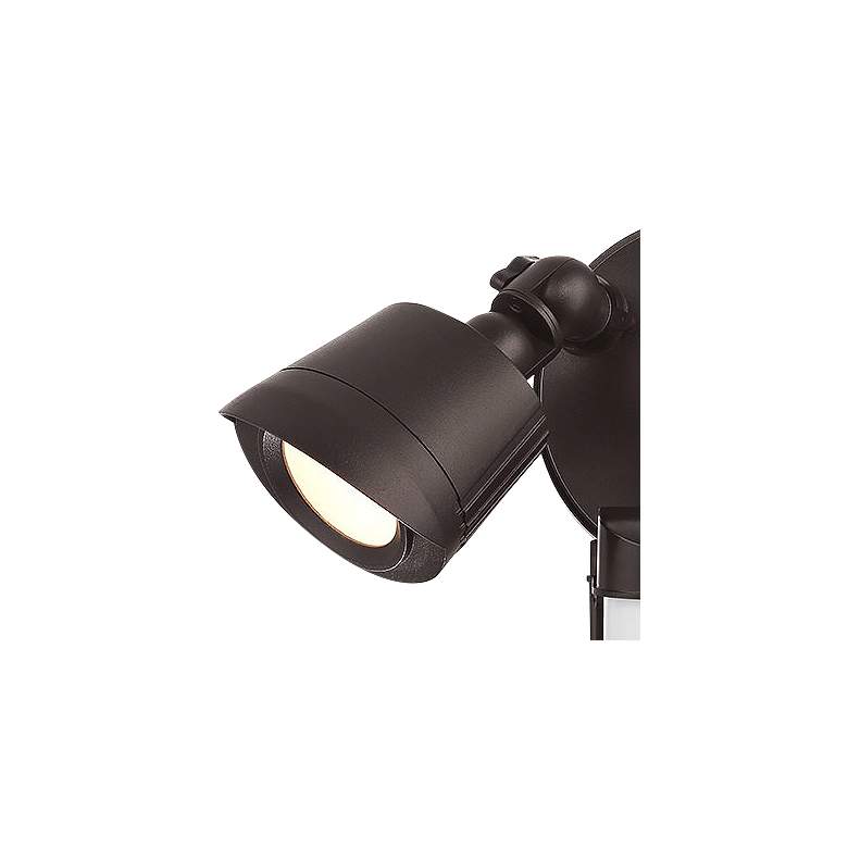 Image 2 Becker Bronze Motion Sensored Double LED Flood Light more views