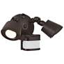 4_Becker Bronze Motion Sensored Double LED Flood Light more views