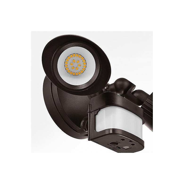 Image 6 Becker Bronze Motion Sensored Double LED Flood Light more views