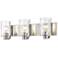 Beckett 23" Wide Brushed Nickel 3-Light Vanity Bath Light