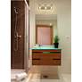 4_Beckett 23" Wide Brushed Nickel 3-Light Vanity Bath Light more views
