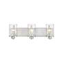 6_Beckett 23" Wide Brushed Nickel 3-Light Vanity Bath Light more views