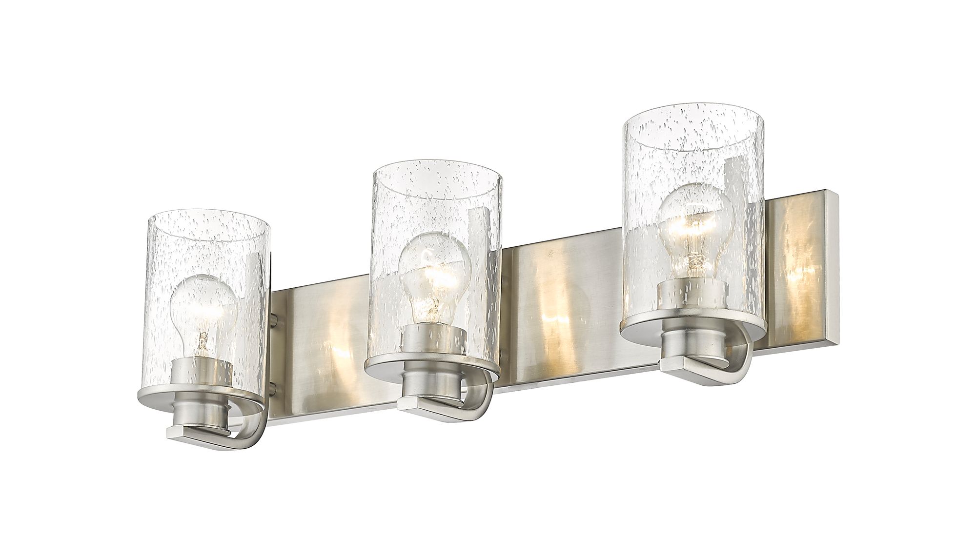 Image 7 Beckett 23" Wide Brushed Nickel 3-Light Vanity Bath Light more views