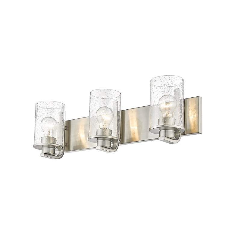 Image 7 Beckett 23" Wide Brushed Nickel 3-Light Vanity Bath Light more views