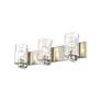 7_Beckett 23" Wide Brushed Nickel 3-Light Vanity Bath Light more views