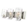 Beckett 23" Wide Brushed Nickel 3-Light Vanity Bath Light in scene