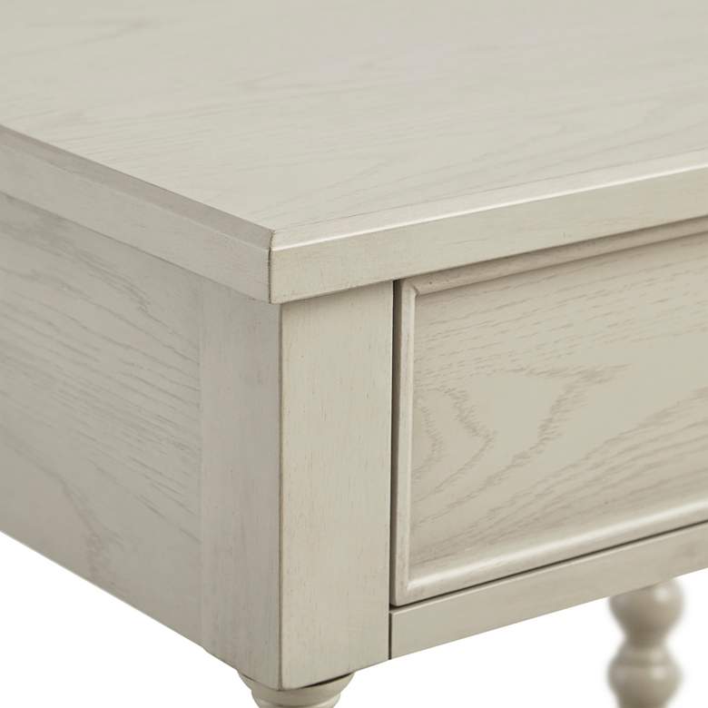 Image 3 Beckett 24" Wide Traditional Antique Cream Wood Nightstands Set of 2 more views