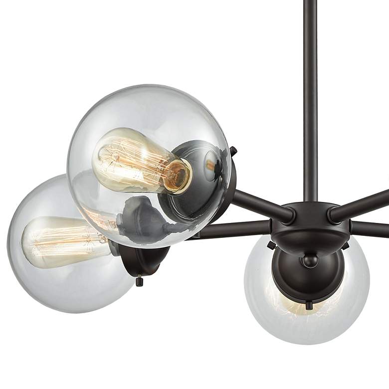 Image 2 Beckett 26" Wide 5-Light Chandelier - Oil Rubbed Bronze more views