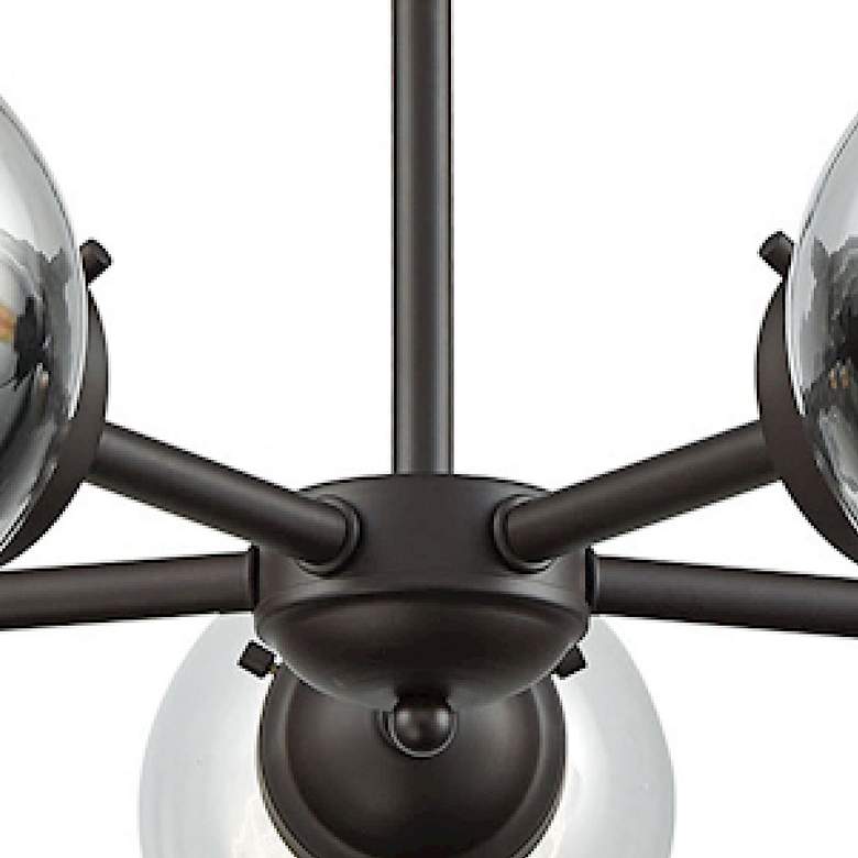 Image 3 Beckett 26" Wide 5-Light Chandelier - Oil Rubbed Bronze more views