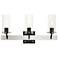Beckett 3 Light Brushed Nickel Vanity Sconce