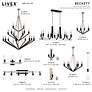 3_Beckett 3 Light Brushed Nickel Vanity Sconce more views