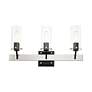 5_Beckett 3 Light Brushed Nickel Vanity Sconce more views