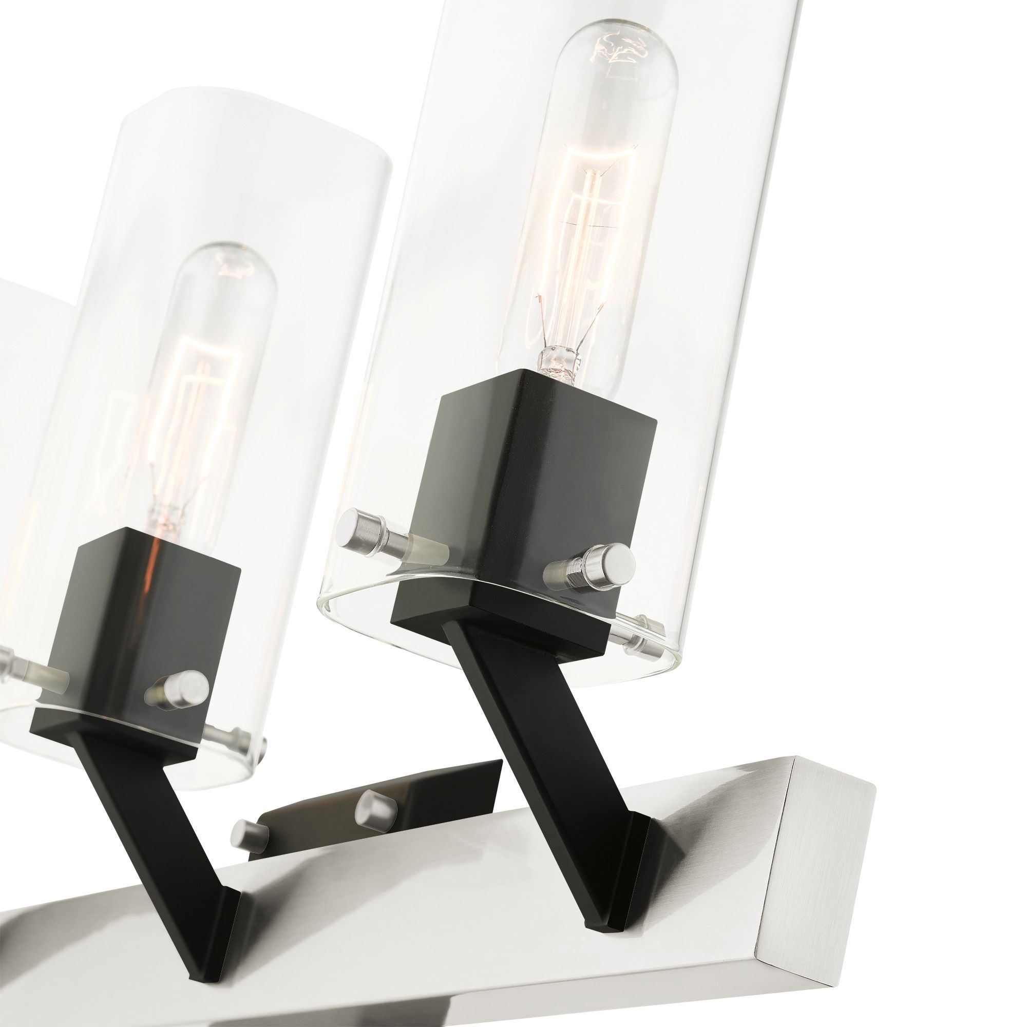 Beckett 3 Light Brushed Nickel Vanity Sconce