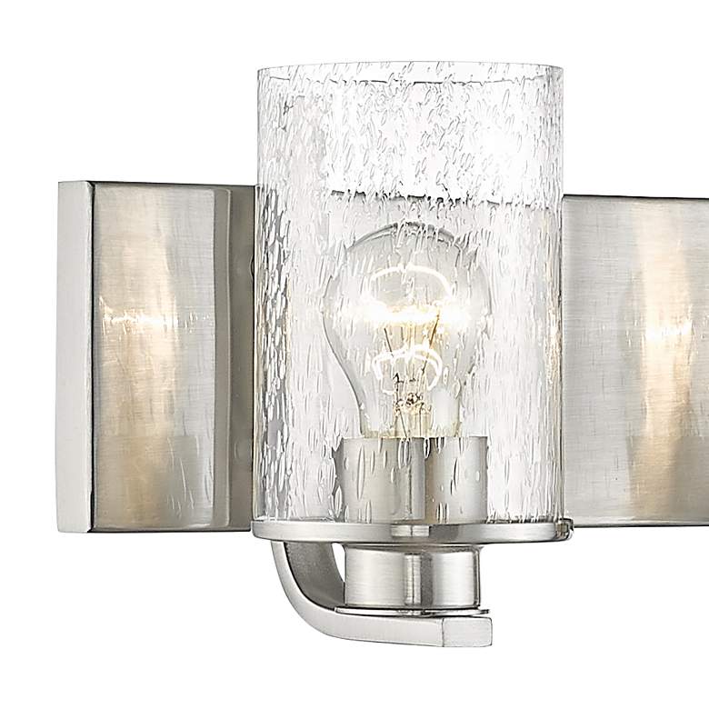 Image 4 Beckett 34" Wide Brushed Nickel 4-Light Vanity Bath Light more views