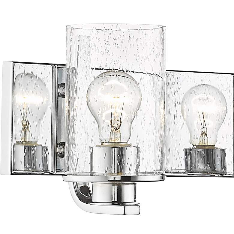 Image 3 Beckett 34" Wide Chrome 4-Light Vanity Bath Light more views