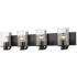 Beckett 34" Wide Matte Black 4-Light Bath Light